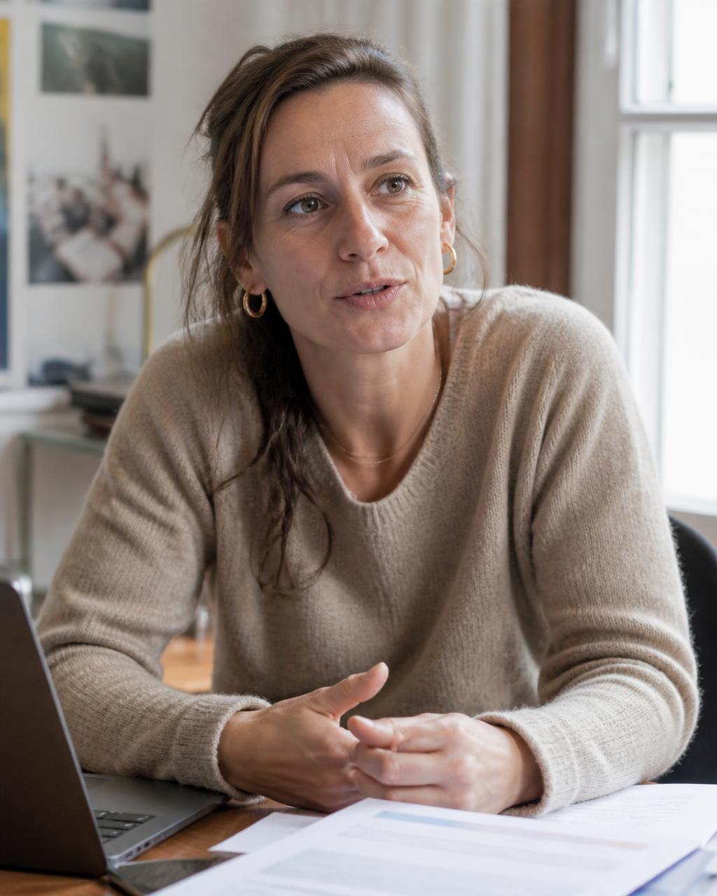 Consultante TalentActif pendant un entretien de diagnostic